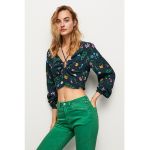 Bluza crop cu imprimeu Gracia