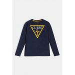Bluza din bumbac organic cu imprimeu logo