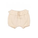 Pantaloni scurti cu model stratificat cu volane