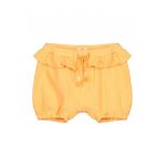 Pantaloni scurti cu model stratificat cu volane
