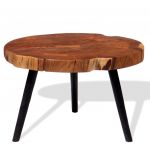 vidaXL Masă bar model bușteni, lemn masiv de acacia (55-60) x 110 cm