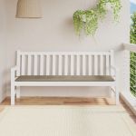 vidaXL Pernă de bancă de grădină gri taupe, 180x50x3 cm, textil oxford
