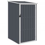 vidaXL Șopron de grădină, 87 x 98 x 159, antracit, oțel galvanizat