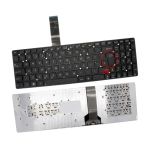 Tastatura Asus K55V layout UK fara rama enter mare