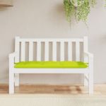 vidaXL Pernă bancă de grădină verde aprins, 120x50x7 cm, textil oxford