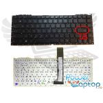 Tastatura Asus U43F layout US fara rama enter mic