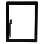 Touchscreen Digitizer Apple iPad 4 A1459 A1458 cu buton home si adeziv Negru Geam Sticla Tableta