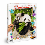 Kit pictura pe numere Schipper ursuletii panda