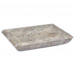 vidaXL Chiuvetă, gri, 50x35x10 cm, marmură