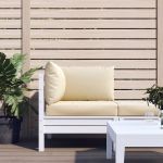 vidaXL Perne de canapea din paleți, 3 buc., bej, material textil