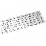 Tastatura argintie Sony Vaio PCG71614L layout US fara rama enter mic