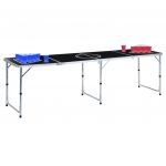 vidaXL Masă de joc ping pong și bere cu căni și bile, pliantă, 240 cm