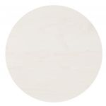 vidaXL Blat de masă, alb, Ø40x2,5 cm, lemn masiv de pin