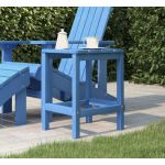 vidaXL Masă Adirondack de grădină ,albastru aqua, 38x38x46 cm, HDPE