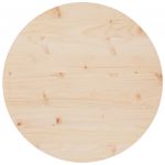 vidaXL Blat de masă, Ø60x2,5 cm, lemn masiv de pin