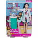 Barbie cariere set mobilier cu papusa doctor stomatolog