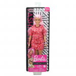 Papusa Barbie Fashionistas cu parul roz