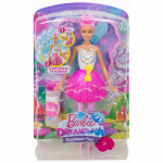 Papusa Barbie zana balonase de sapun cu parul roz