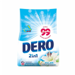 Detergent automat Dero 2 in 1 Iris alb si flori de romanita, 4kg, 40 spalari