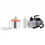 vidaXL Cameră de vid cu pompă în 2 trepte, 7,4 L