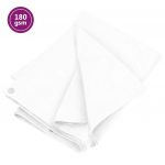 vidaXL Prelată 180 g/m², alb, 3x4 m, HDPE