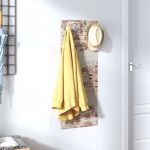 vidaXL Cuier de perete 80x30 cm sticlă securizată tip perete cărămidă
