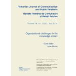 Romanian Journal of Communication and Public Relations / Revista romana de comunicare si relatii publice - nr. 32 / 2014 |