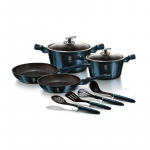 Set Oale marmorate 10 piese Aquamarine Metalic Line Berlinger Haus BH 6143