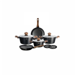 Set oale marmorate 10 piese Ebony Rosewood Berlinger Haus BH 1534N