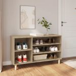 vidaXL Pantofar, stejar sonoma, 102x36x60 cm, lemn prelucrat