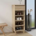 vidaXL Pantofar, stejar sonoma, 40x36x105 cm, lemn prelucrat