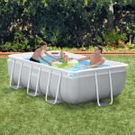 Intex Set piscină Prism Frame, 300x175x80 cm, dreptunghiulară