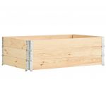 vidaXL Rame pentru paleți, 3 buc. 50 x 150 cm, lemn masiv de pin