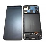 Display Samsung Galaxy A30 A305 Oled cu Rama Black Negru