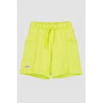 Pantaloni scurti de bumbac cu buzunare laterale