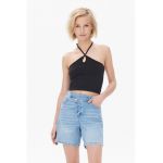 Top halter crop