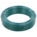 vidaXL Fir tensionare pentru gard 250 m 0,9/1,4 mm verde închis, oțel