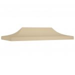 vidaXL Acoperiș pentru cort de petrecere, bej, 6 x 3 m, 270 g/m²