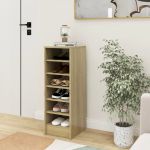 vidaXL Pantofar, stejar sonoma, 31,5x35x90 cm, PAL