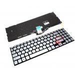 Tastatura Argintie Asus VivoBook A509FL iluminata layout US fara rama enter mic