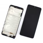 Display Samsung Galaxy M22 M225 OLED cu Rama Black Negru