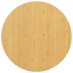vidaXL Blat de masă, Ø70x2,5 cm, bambus