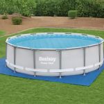 Bestway Pânză de sol pentru piscină Flowclear, 488 x 488 cm