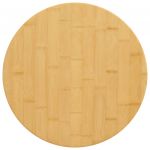 vidaXL Blat de masă, Ø50x1,5 cm, bambus