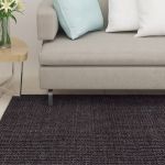 vidaXL Covor din sisal pentru ansamblu de zgâriat, negru, 80x200 cm