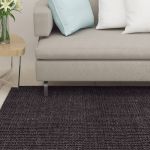 vidaXL Covor din sisal pentru ansamblu de zgâriat, negru, 80x250 cm