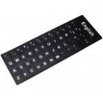 Sticker tastatura laptop layout Englezesc US negru