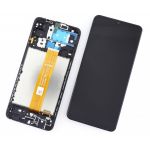 Display Samsung Galaxy A12 A125 OEM Display LCD Black Negru cu Rama