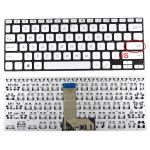 Tastatura Argintie Asus VivoBook 14 X409JP layout US fara rama enter mic
