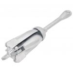 vidaXL Ancoră pliabilă, argintiu, 3,2 kg, fier maleabil